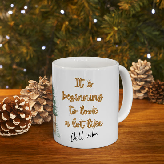 Introducing our “It’s Beginning to Look a Lot Like Chill Vibe” Holiday Mug